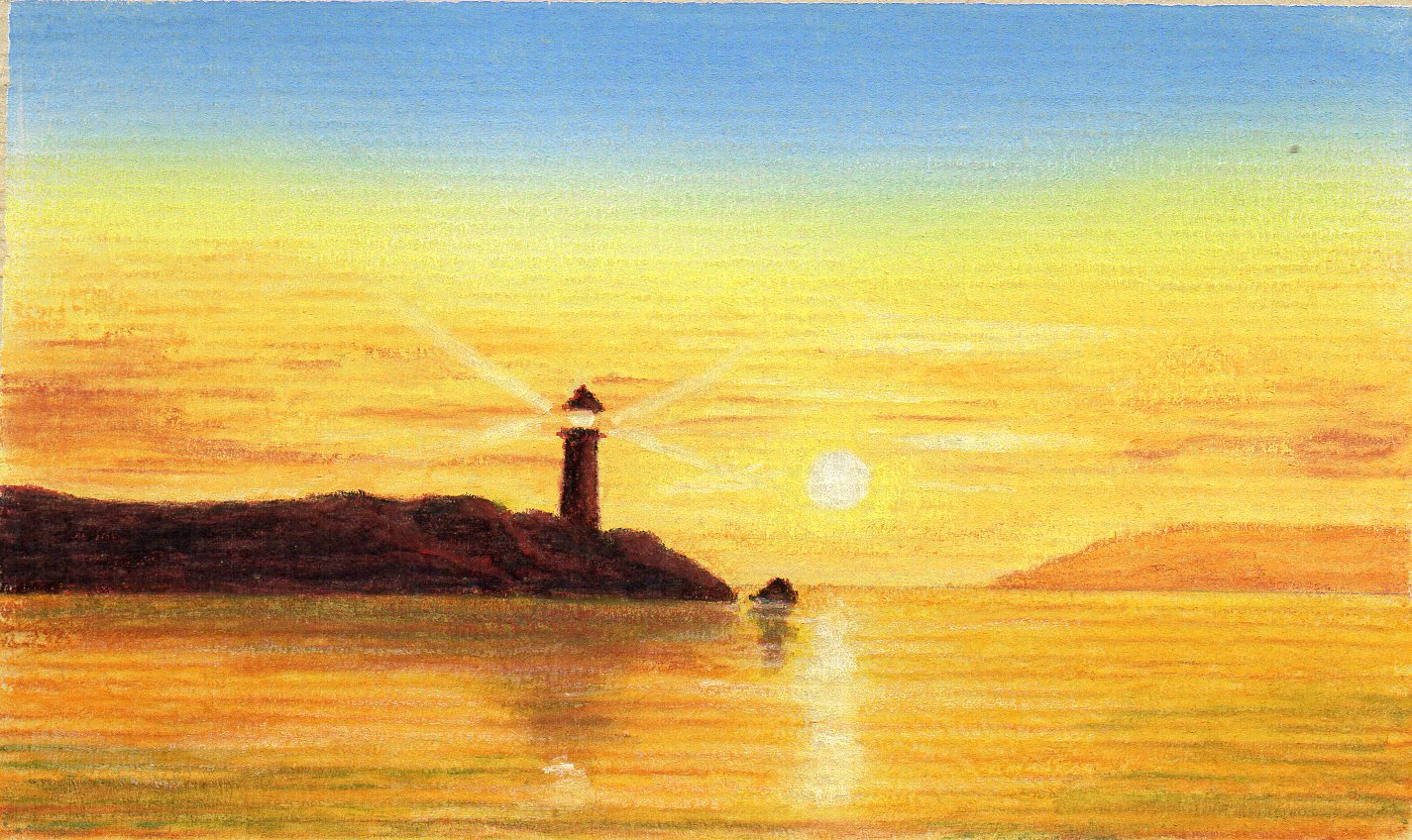 Featured image of post Pencil Sunset Drawings Easy - We draw the sun, painting it intensively.