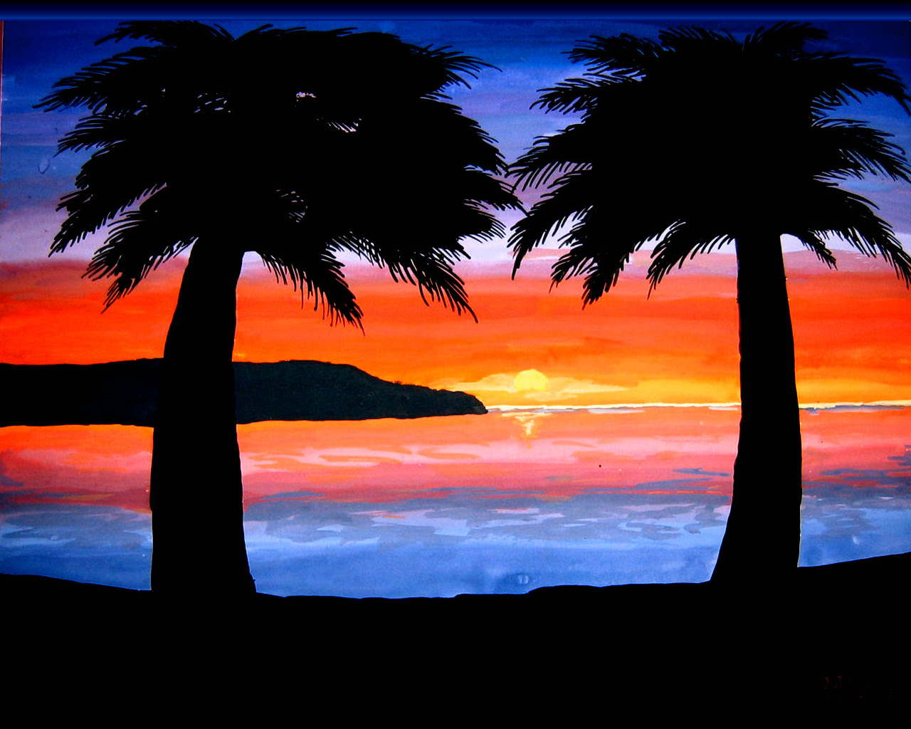  Sunset Draw Sketch for Adult