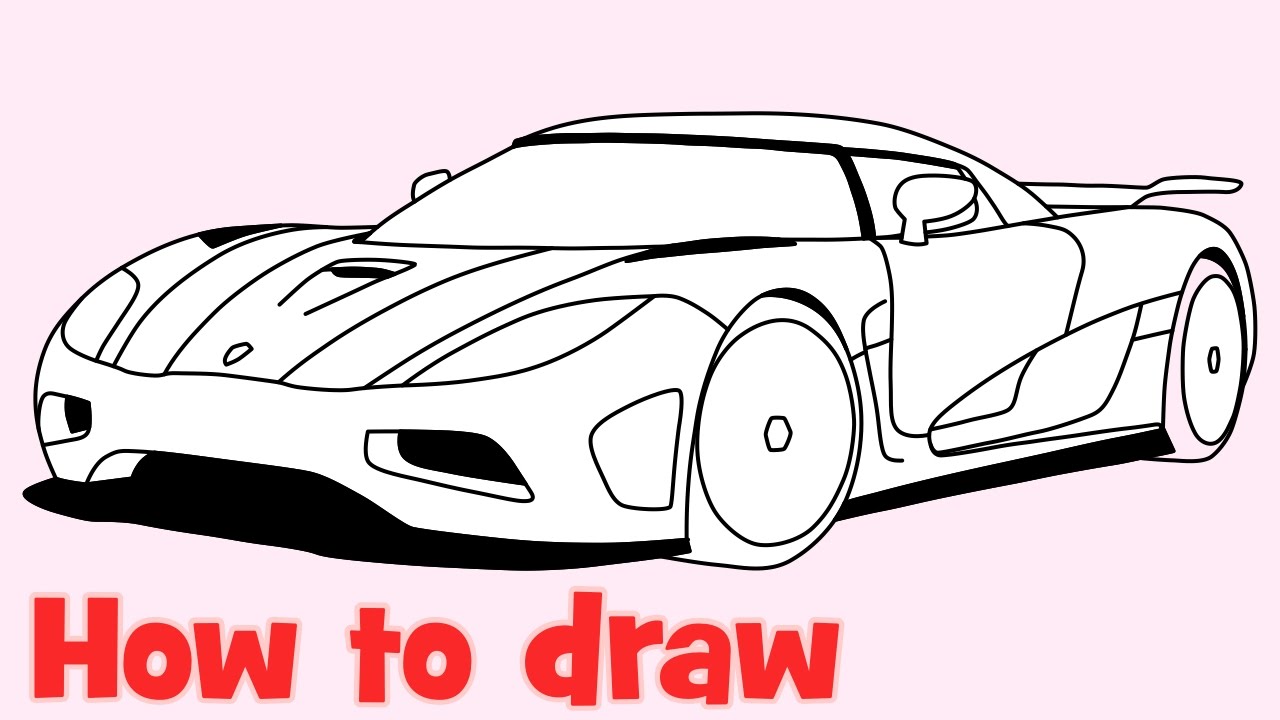 Supercar Drawing at GetDrawings Free download