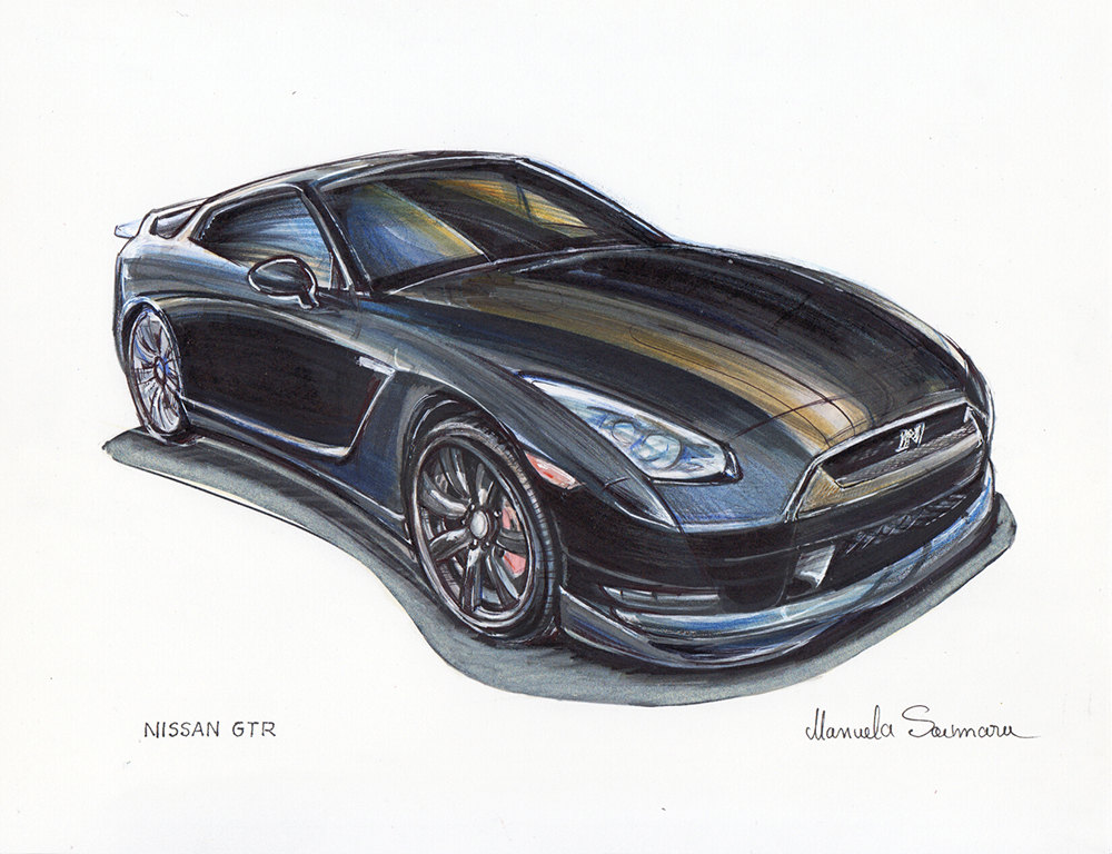 Supercar Drawing at GetDrawings | Free download