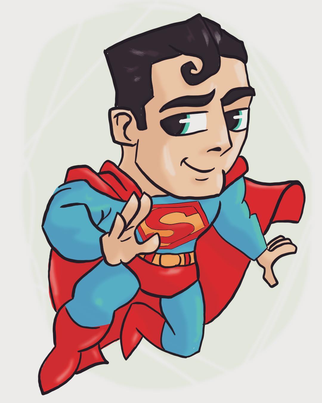 Superman Cartoon Drawing at GetDrawings | Free download