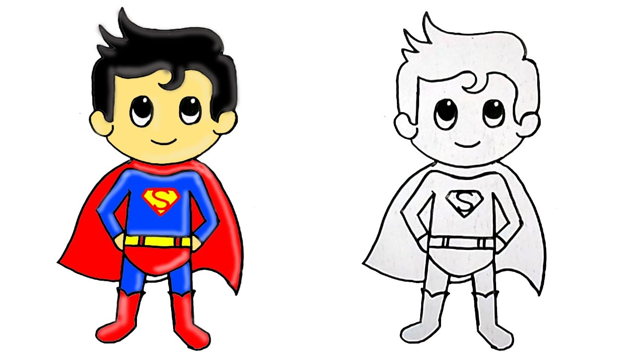 Superman Drawing at GetDrawings | Free download