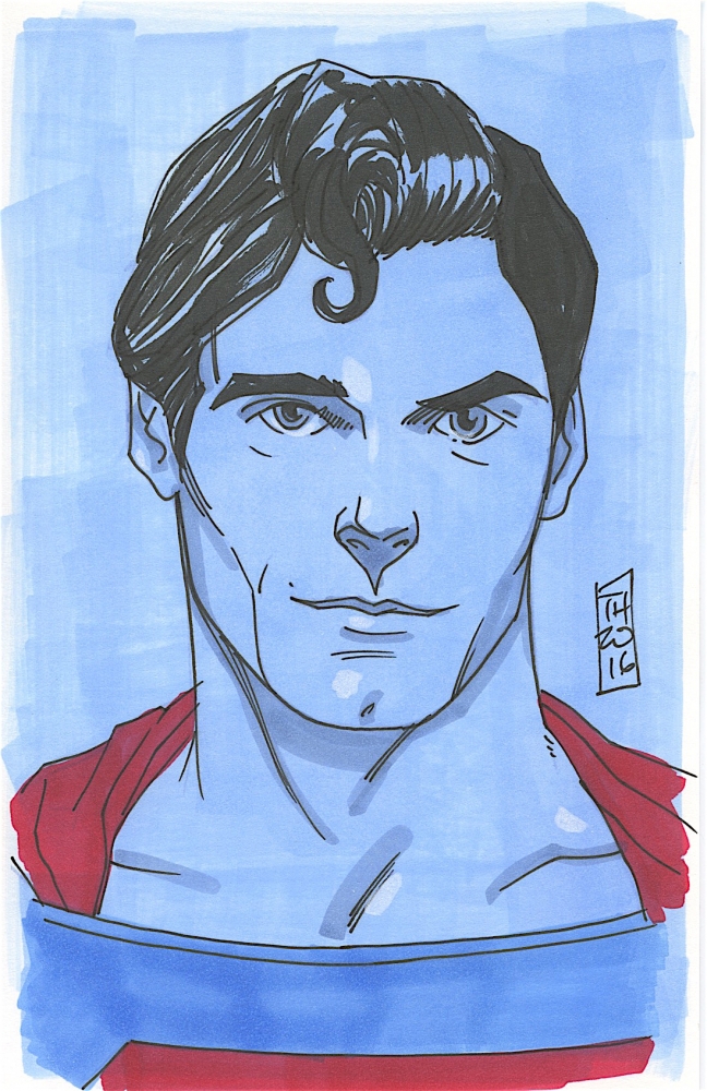 Superman Face Drawing At GetDrawings | Free Download