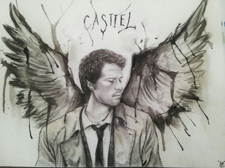 The best free Castiel drawing images. Download from 56 free drawings of