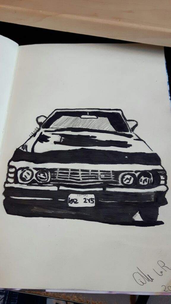 Supernatural Impala Drawing At Getdrawings 