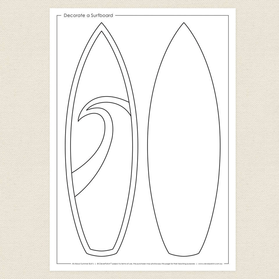 Surf Board Drawing at GetDrawings Free download