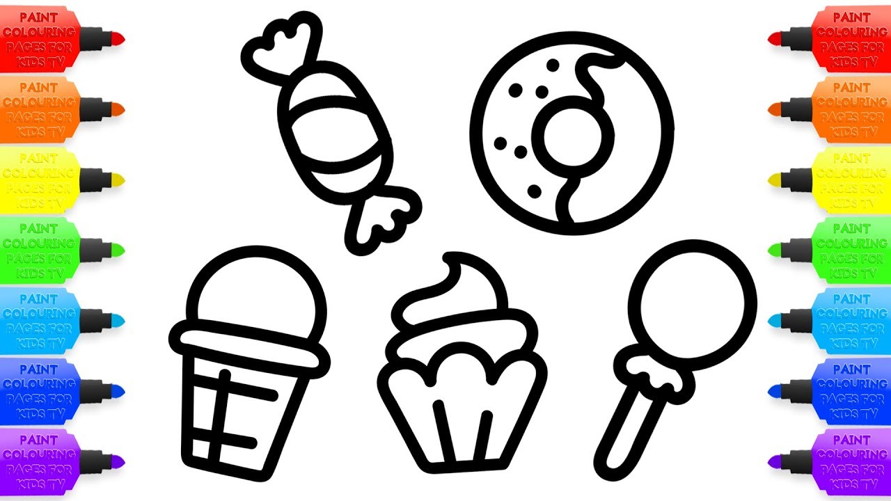 Sweets Drawing at GetDrawings | Free download