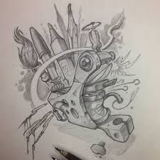 Tattoo Machine Drawing at GetDrawings | Free download