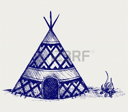 Teepee Drawing at GetDrawings | Free download