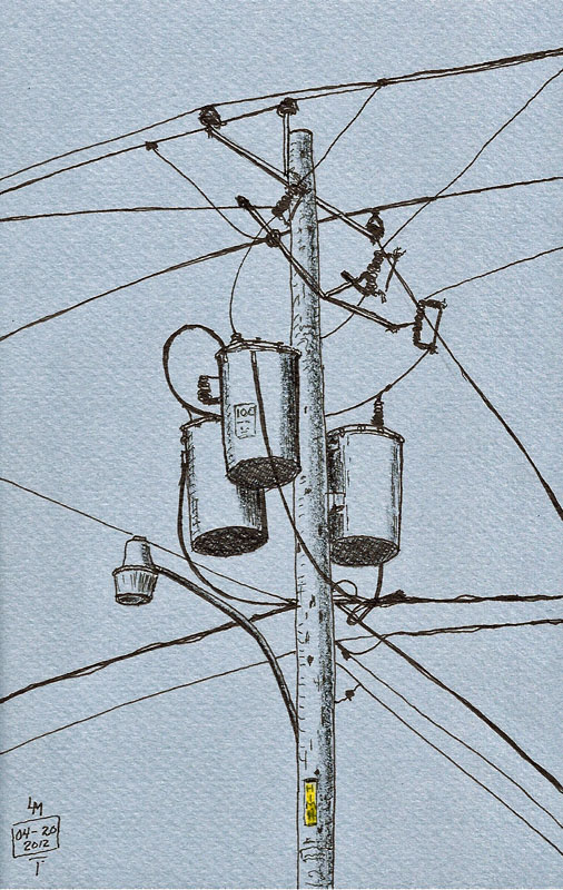 Telephone Pole Drawing at GetDrawings Free download