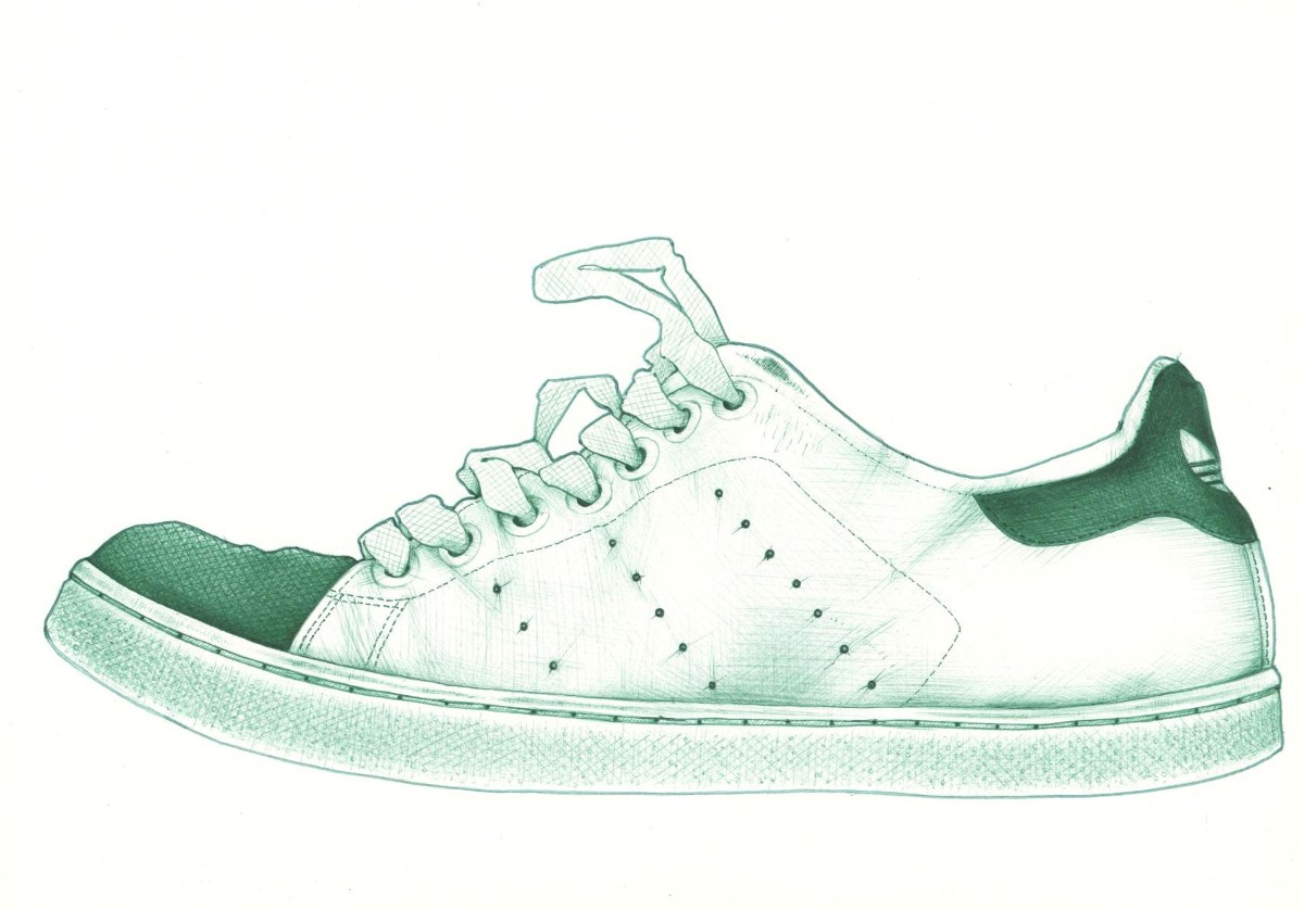 Tennis Shoes Drawing at GetDrawings Free download