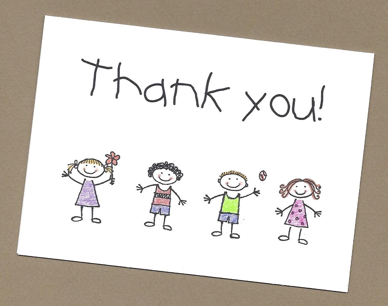 Thank You Card Drawing At GetDrawings Free Download