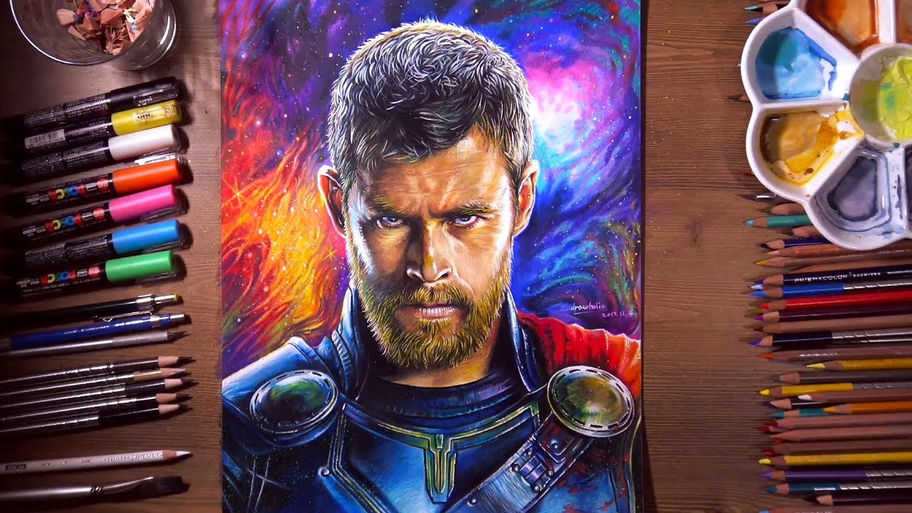 Thor Drawing at GetDrawings | Free download