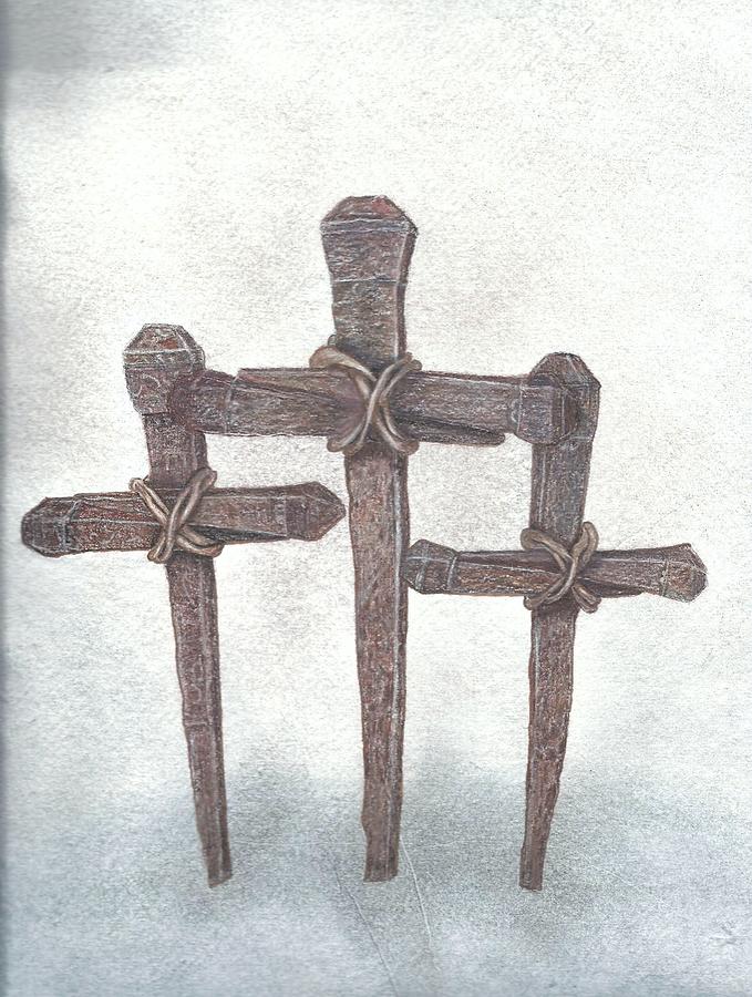 Three Crosses Drawing at GetDrawings Free download