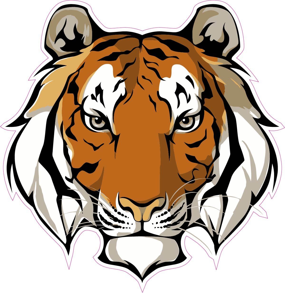 Tiger Head Drawing at GetDrawings Free download
