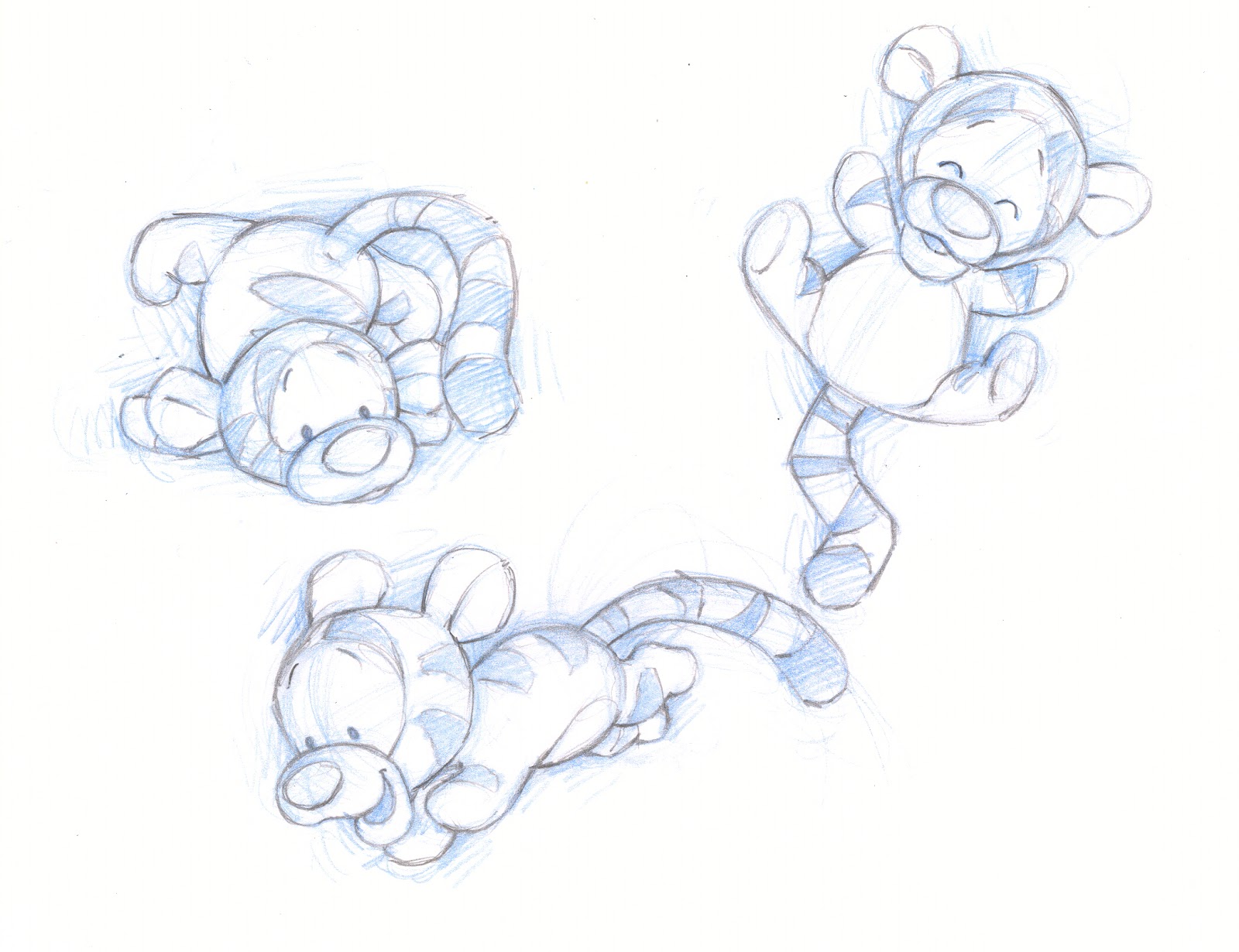Featured image of post Tigger Drawing Cute Winnie the pooh cute tigger for