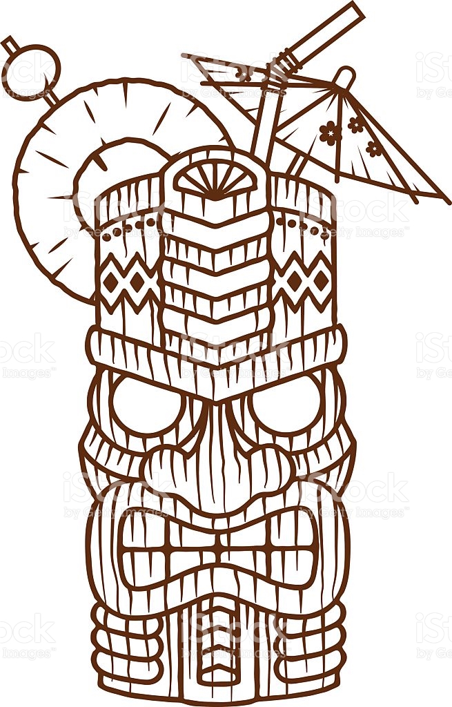 Tiki Head Drawing at GetDrawings Free download