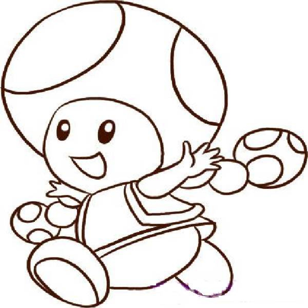 Toad Mario Drawing At GetDrawings Free Download