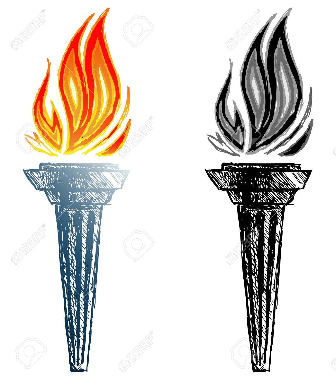 Torch Drawing at GetDrawings Free download