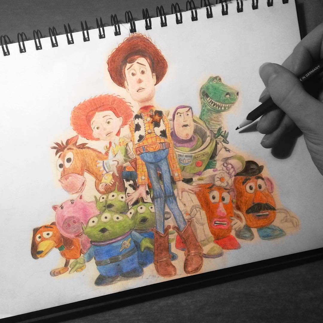 Toy Story 3 Drawing at GetDrawings Free download