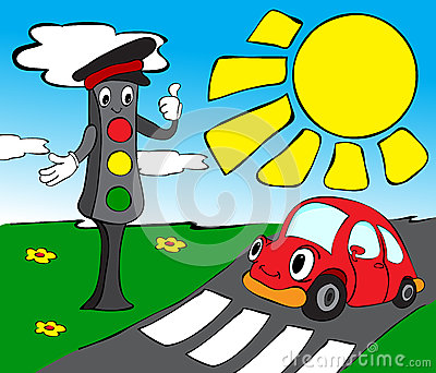 Easy Traffic Signal Traffic Light Drawing - img-Bachue