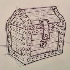 Treasure Box Drawing at GetDrawings | Free download