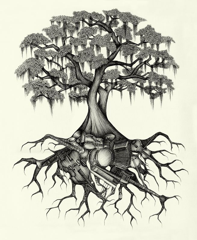 Tree Roots Drawing at GetDrawings | Free download