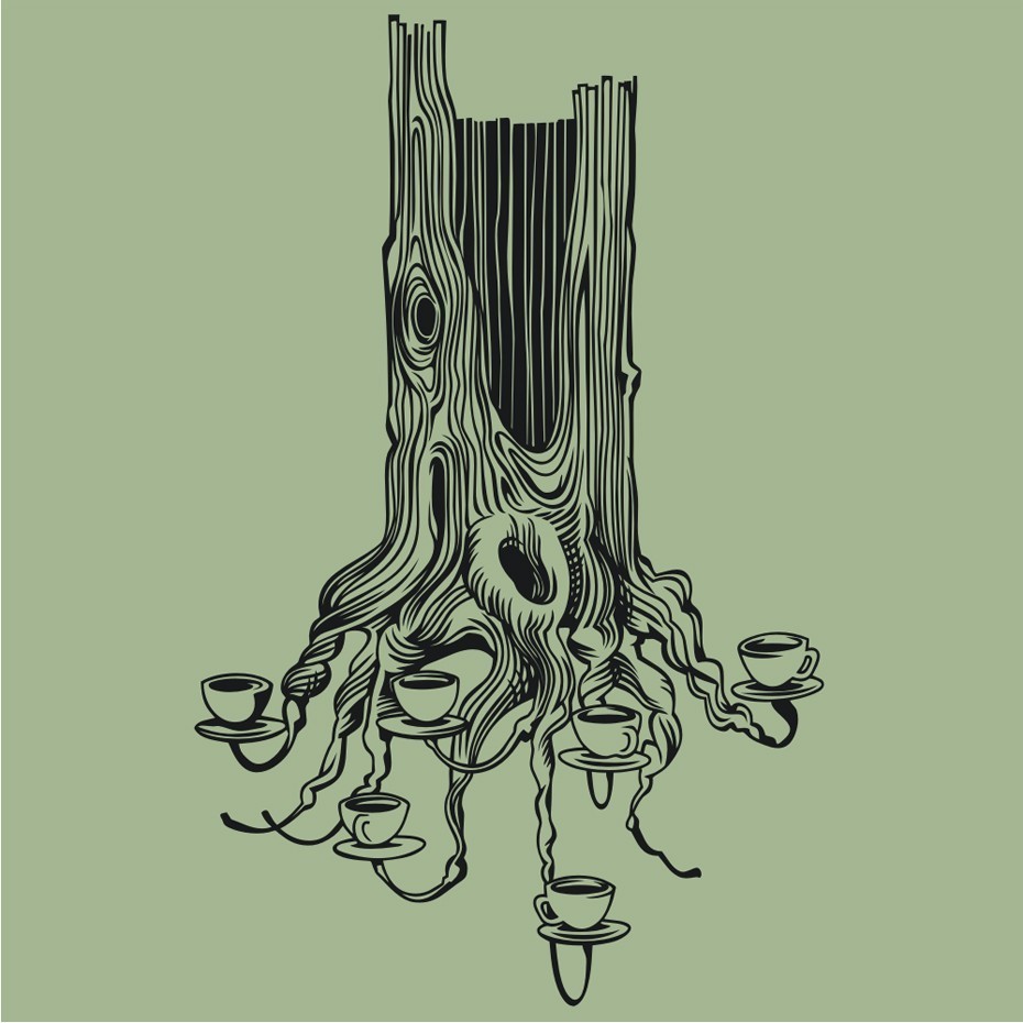 Tree Stump Drawing at GetDrawings | Free download