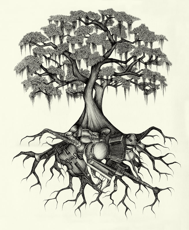 Tree With Roots Drawing at GetDrawings | Free download