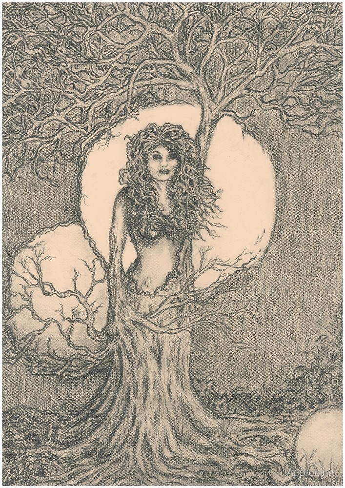 Tree Woman Drawing at GetDrawings Free download