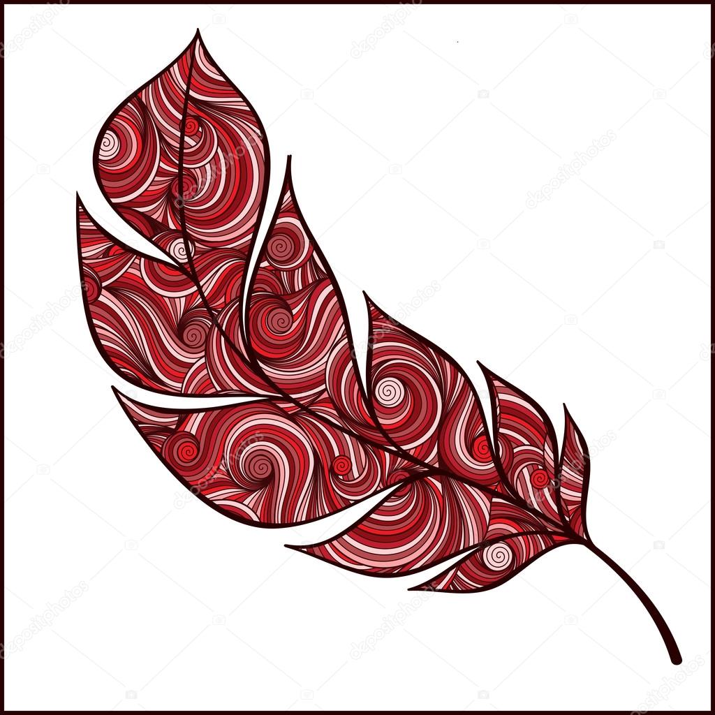 Download Tribal Feather Drawing at GetDrawings | Free download