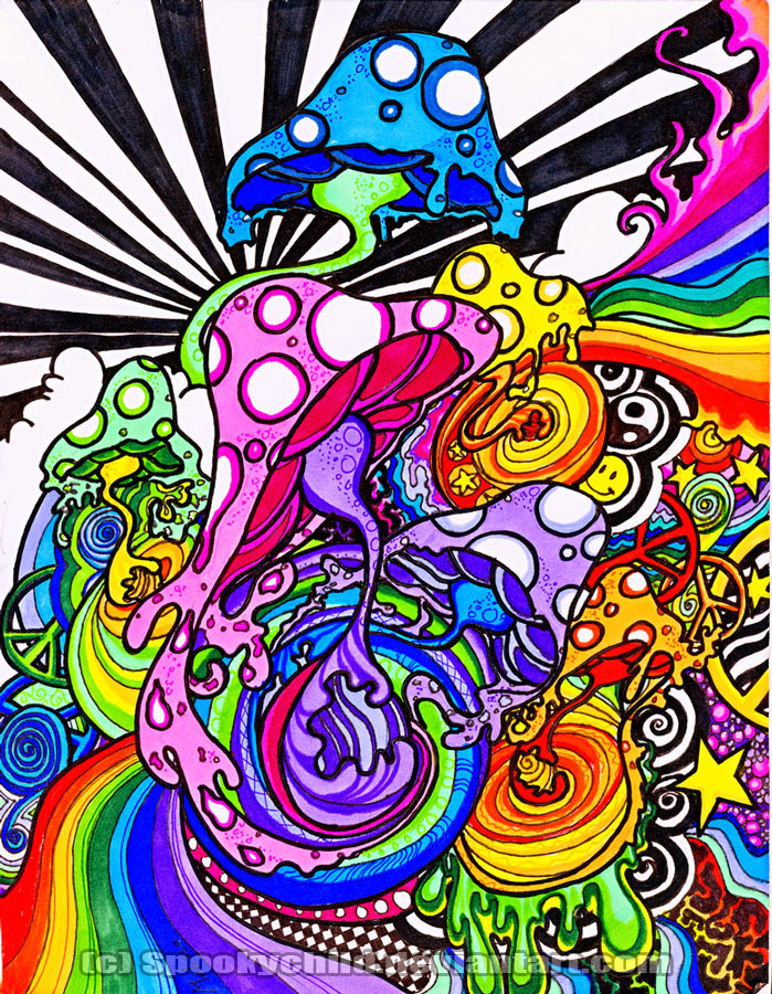 Best Psychedelic Drawings Sketches for Beginner