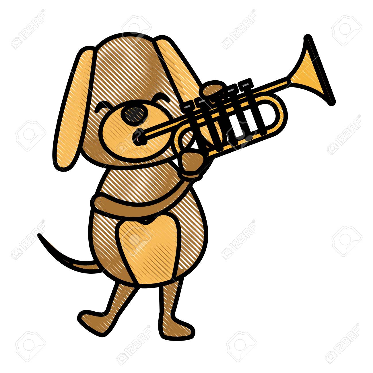 Trombone Cartoon Drawing at GetDrawings | Free download