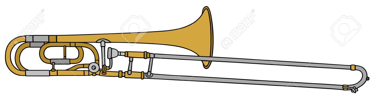 Trombone Drawing at GetDrawings | Free download