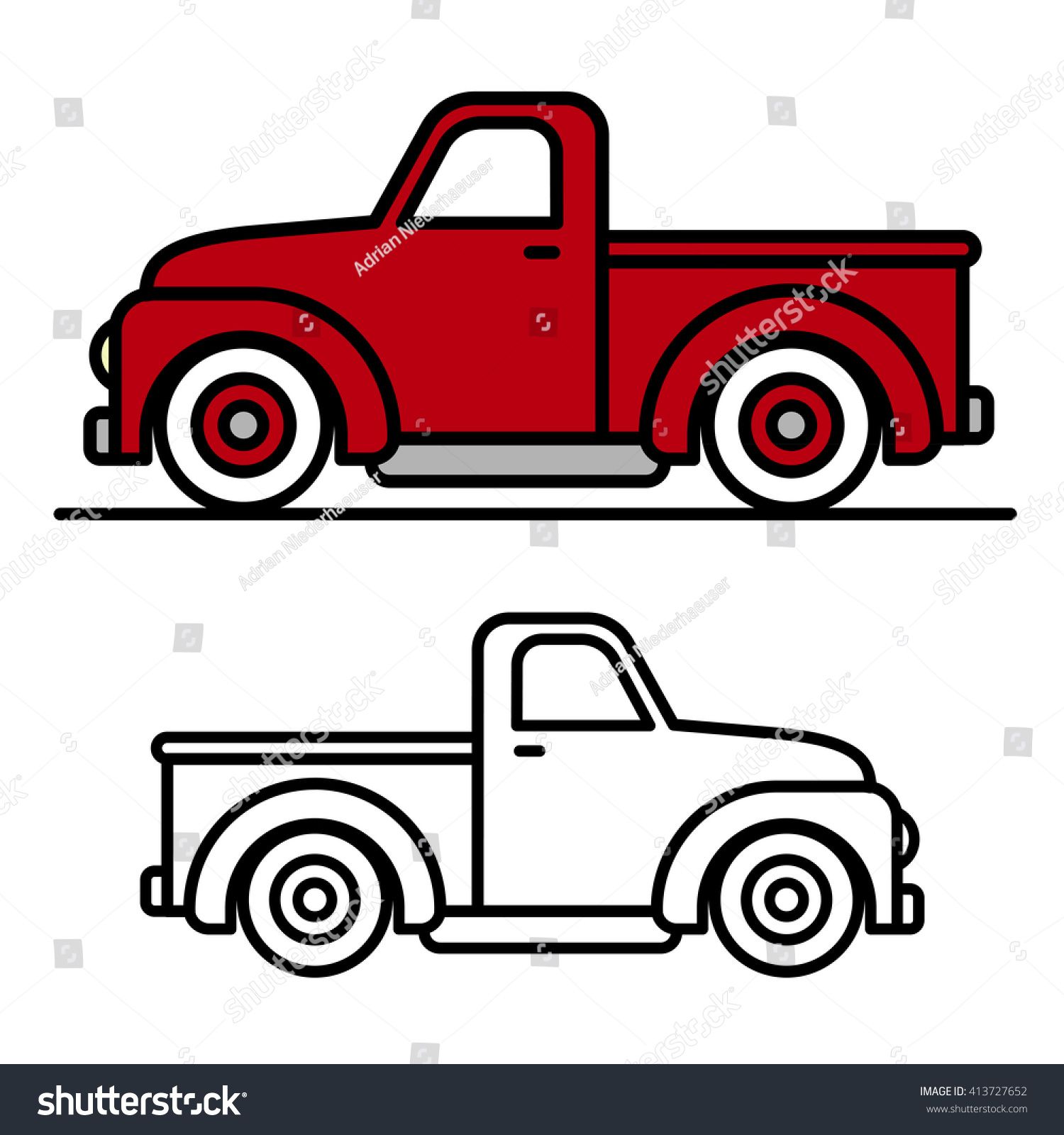 Truck Cartoon Drawing at GetDrawings | Free download