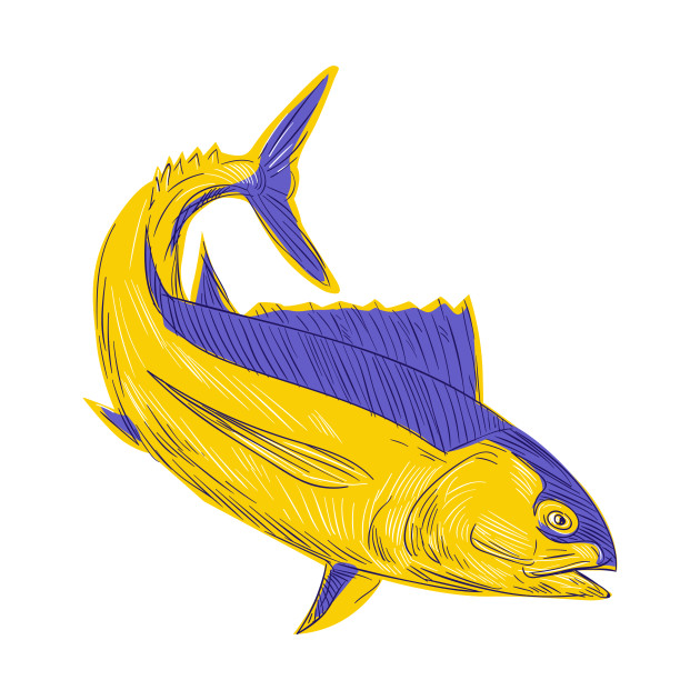 Tuna Fish Drawing at GetDrawings | Free download