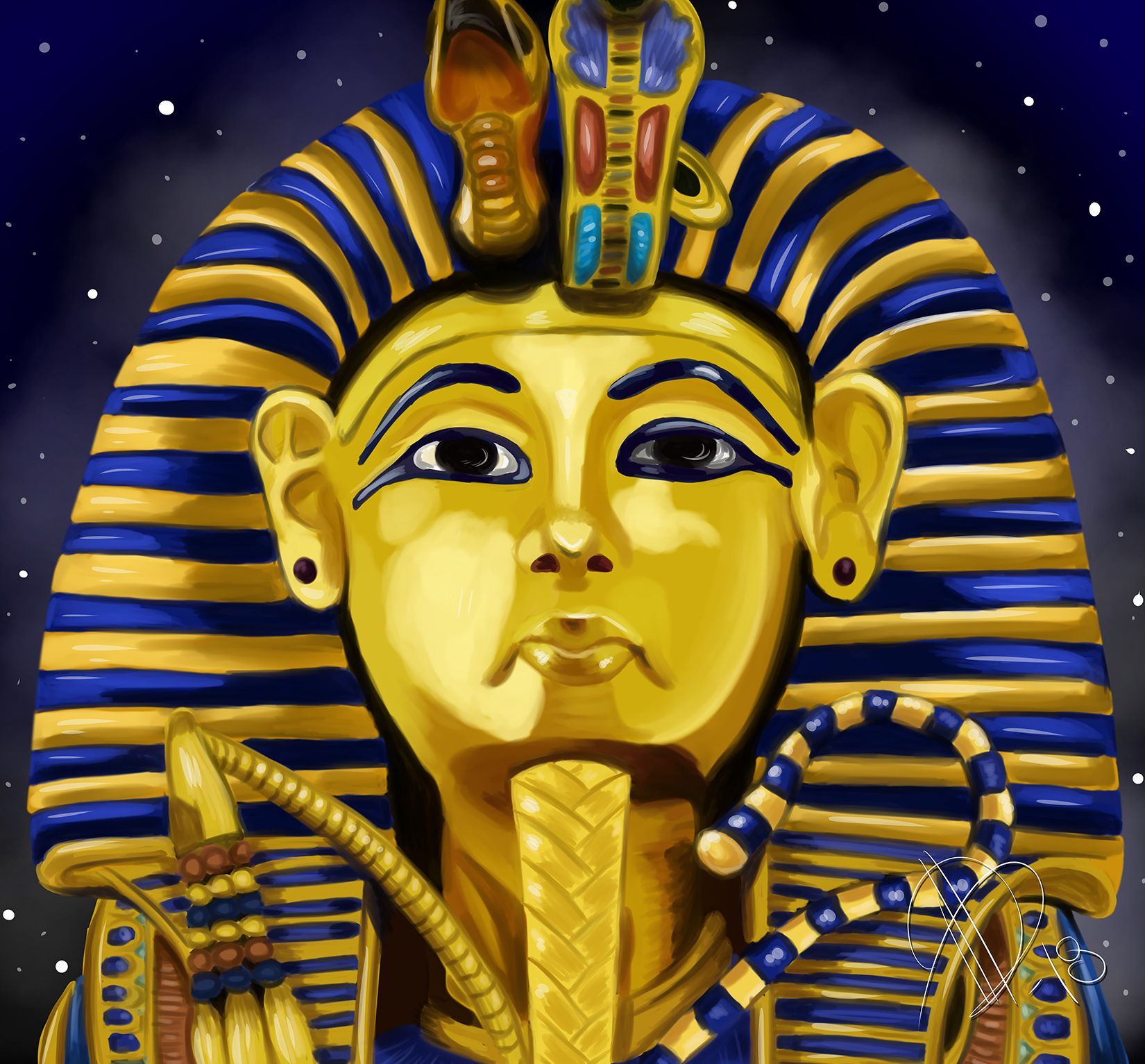 Tutankhamun Drawing at GetDrawings | Free download