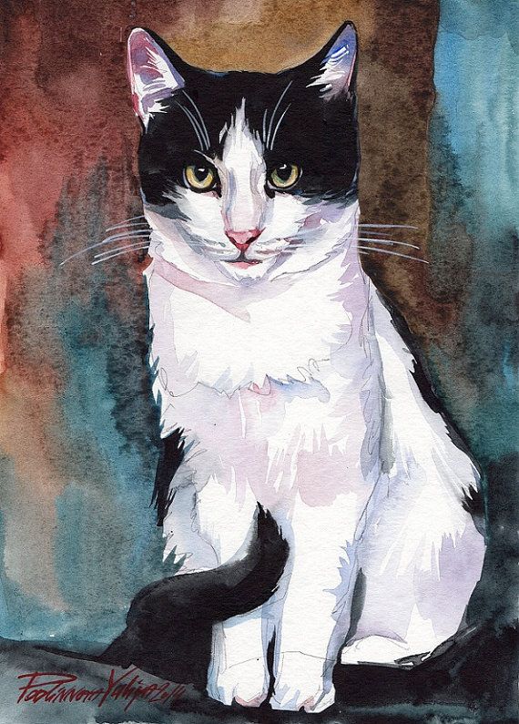 Tuxedo Cat Drawing at GetDrawings | Free download