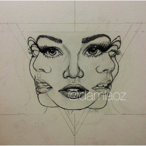 Two Faced Drawing at GetDrawings Free download