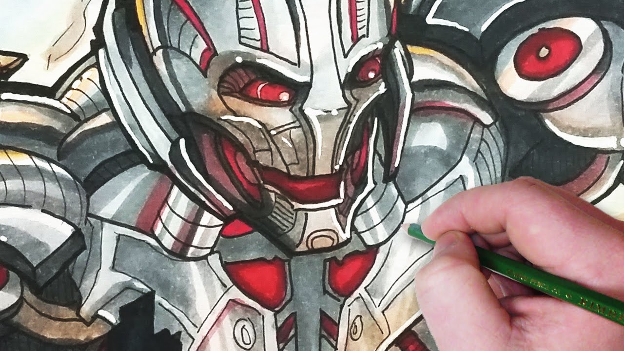 Ultron Drawing at GetDrawings Free download