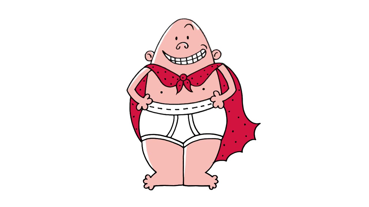 1280x720 How To Draw George And Harold Captain Underpants.