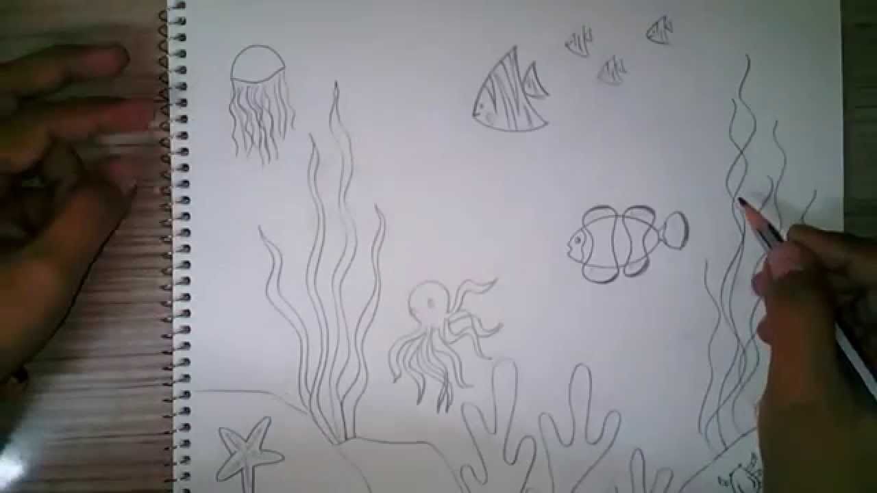 How To Draw A Realistic Underwater Scene