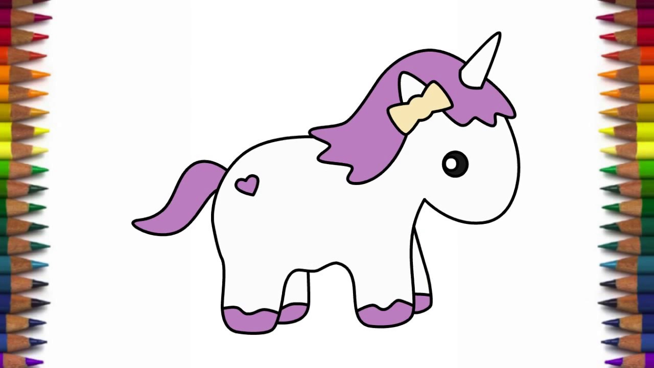 Unicorn Easy Drawing at GetDrawings | Free download