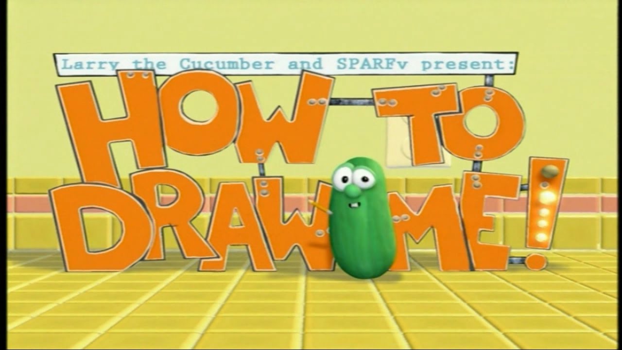 step by step guide on how to draw Bob the Tomato from VeggieTales