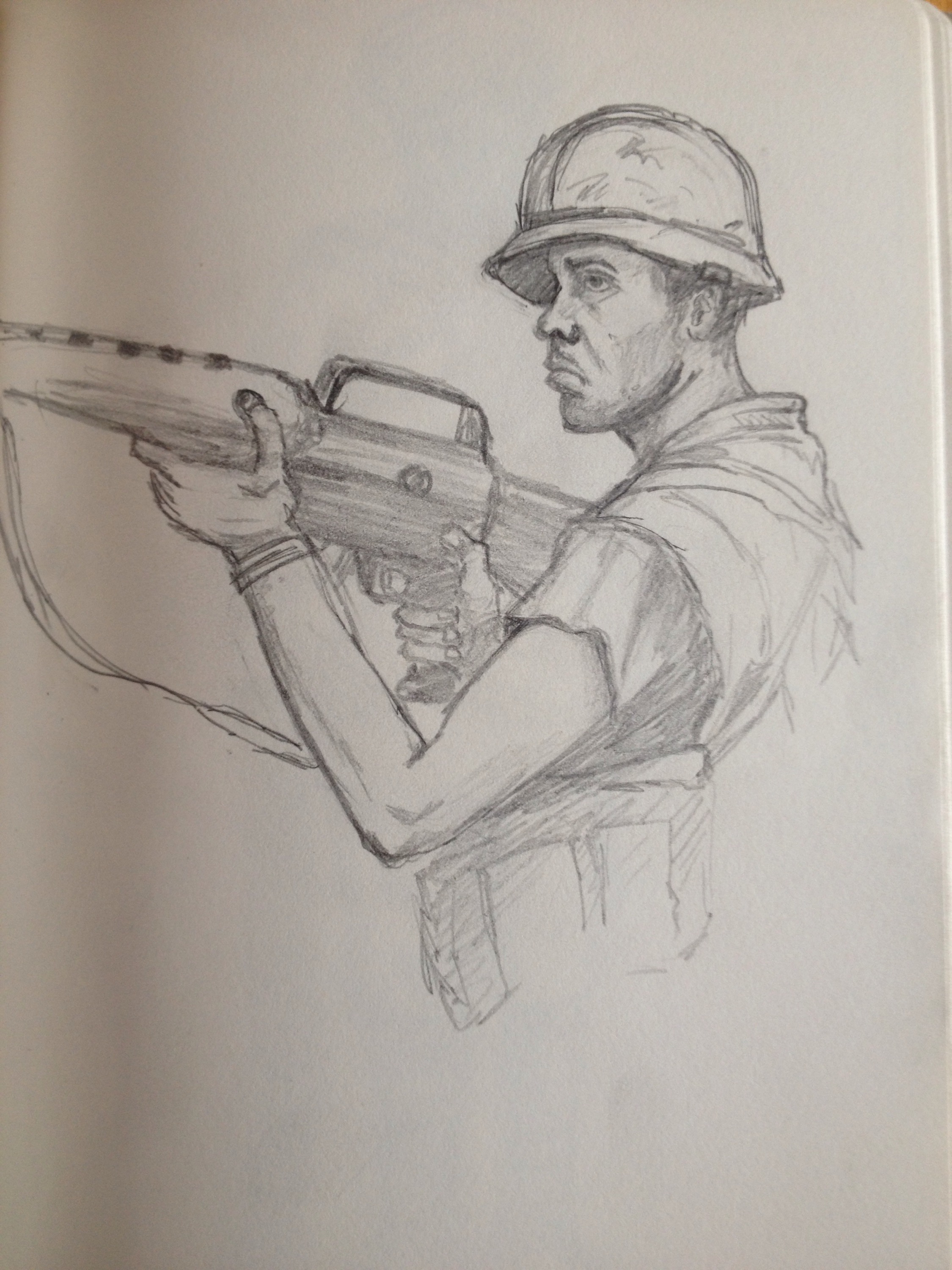 Vietnam Soldier Drawing at GetDrawings Free download