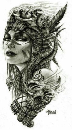 Viking Woman Drawing at GetDrawings | Free download