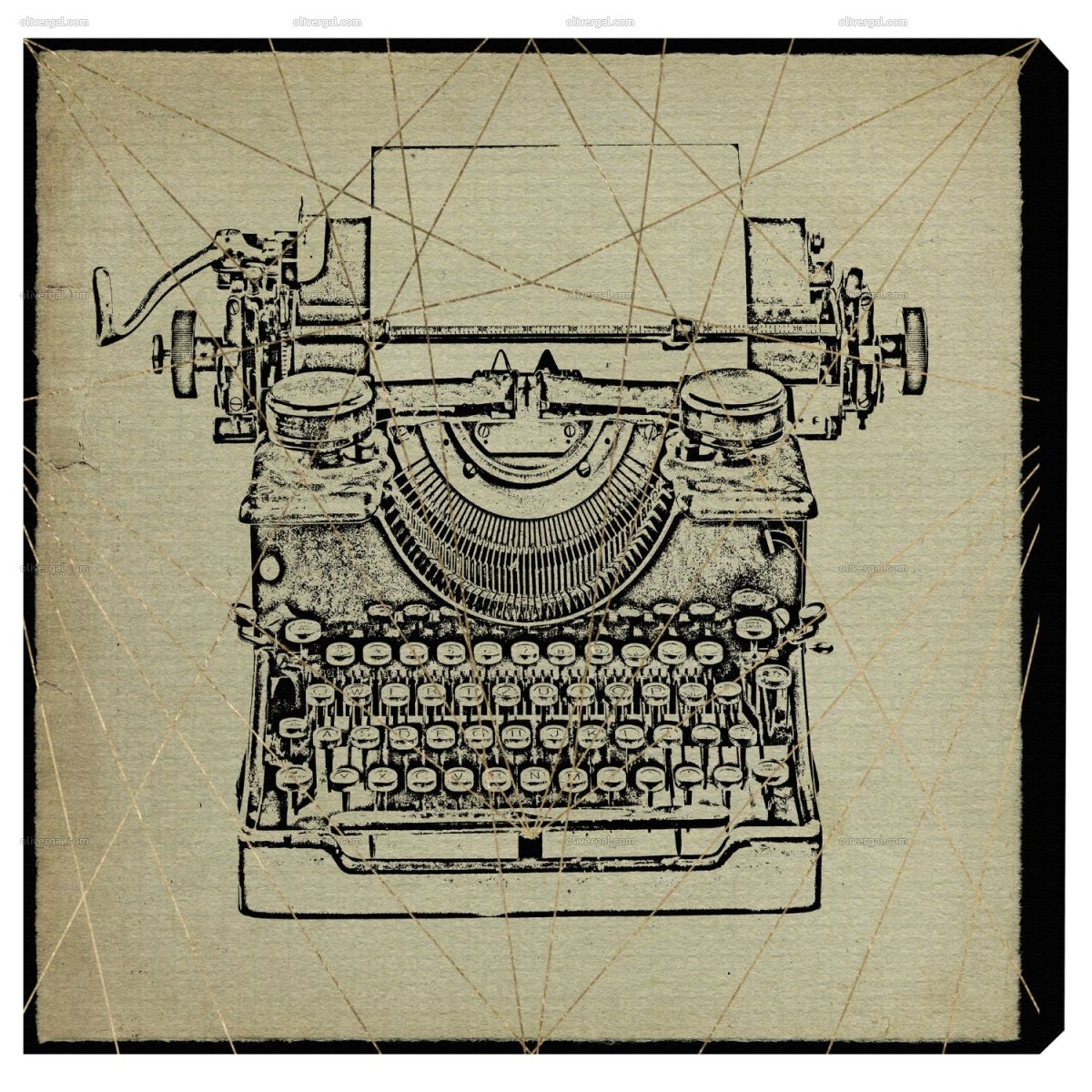 Vintage Typewriter Drawing at GetDrawings Free download