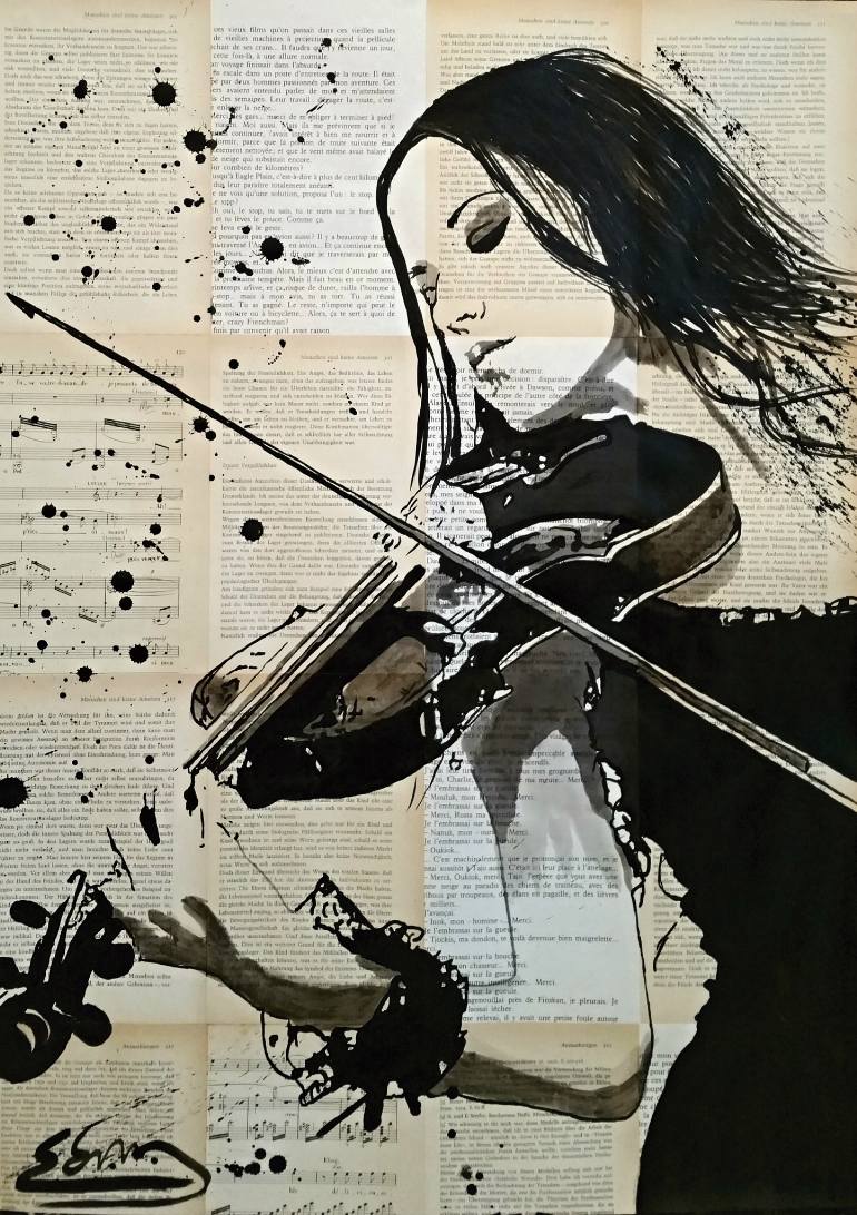 Violinist Drawing at GetDrawings Free download