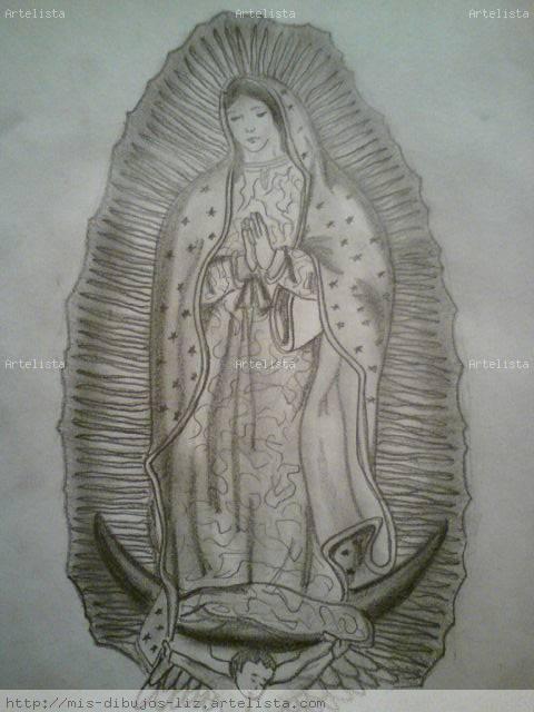 Virgen De Guadalupe Drawing at GetDrawings | Free download