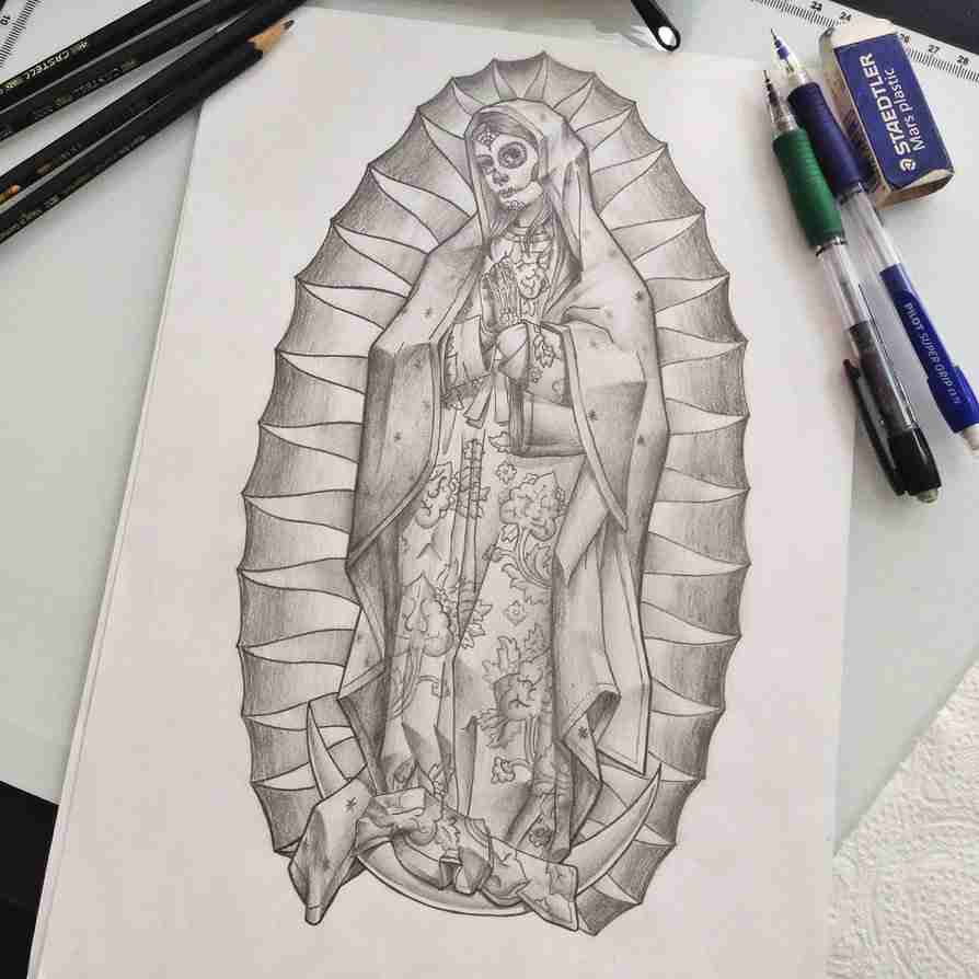 Virgen De Guadalupe Drawing at GetDrawings Free download